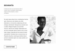 Biografía De Top Model Diseño Web