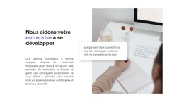 Modèle HTML5 Le Plus Créatif Pour Aide À L'Extension