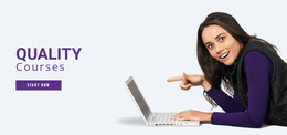 Quality Courses And Programmes Education Template