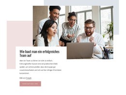 Wie Baut Man Ein Erfolgreiches Team Auf - Bootstrap-Vorlage Für Eine Seite