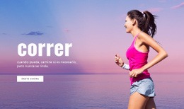 Corriendo A La Luz Del Día Plantilla De Código Abierto