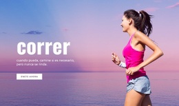 Corriendo A La Luz Del Día - Sitio Web Gratuito De Una Página