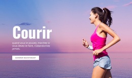 Courir À La Lumière Du Jour - Design HTML Page Online