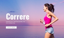 Destinazione HTML Per Correndo Alla Luce Del Giorno