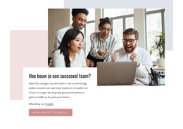 Multifunctioneel WordPress-Thema Voor Hoe Bouw Je Een Succesvol Team?