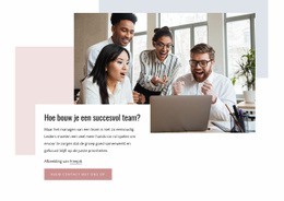 Een Exclusief Websiteontwerp Voor Hoe Bouw Je Een Succesvol Team?