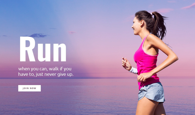 Running in the light of day Squarespace Template Alternative