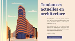 Modèle CSS Pour Tendances Actuelles De L'Architecture