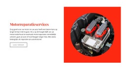 Reparatie Van Motoren - Mockup-Sjabloon Voor Websites