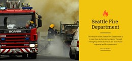 Fire Department Template HTML CSS Responsive