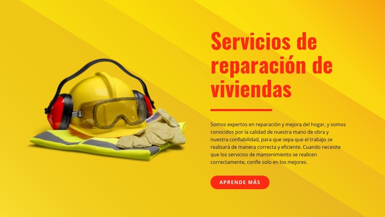 Servicios de handyperson y pintura Creador de sitios web HTML