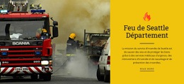 Modèle D'Une Page Le Plus Créatif Pour Pompiers