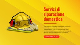 Progettazione Del Sito Web Per Handyperson E Servizi Di Pittura