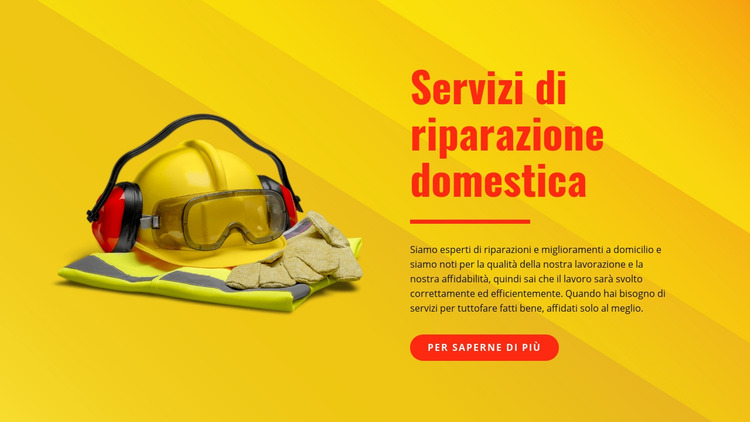 Handyperson e servizi di pittura Modello Joomla