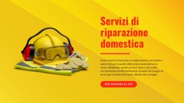 Handyperson E Servizi Di Pittura - Pagina Di Destinazione Dell'E-Commerce