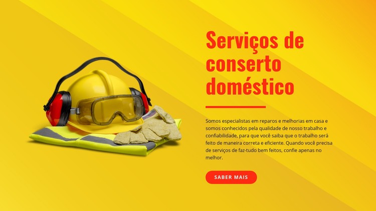 Handyperson e serviços de pintura Template CSS