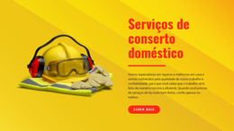 Handyperson E Serviços De Pintura - Modelo De Site HTML