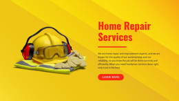 Web Page Design For Handyperson And Painting Services