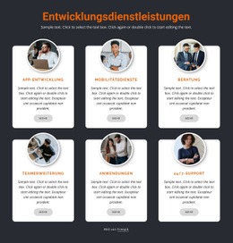 Mobile Entwicklung - Kostenloser Download-Website-Builder