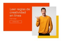 Reglas De Creatividad En Línea - Creador De Sitios Web Profesional Personalizable