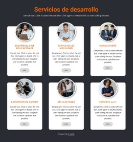 Desarrollo Móvil Plantilla HTML CSS Responsiva