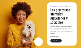 Los Perros Son Juguetones: Plantilla De Sitio Web Premium Para Empresas