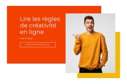 Règles De Créativité En Ligne Modèle De Magasin
