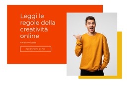 Regole Della Creatività Online - Bellissimo Design Del Sito Web