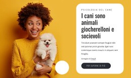 I Cani Sono Giocherelloni - Bellissimo Modello Di Sito Web