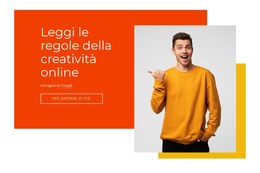 Regole Della Creatività Online - Download Del Modello HTML
