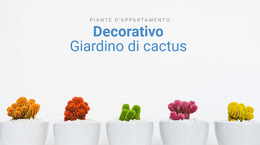 Fantastico Modello Joomla Per Giardino Di Cactus Decorativo