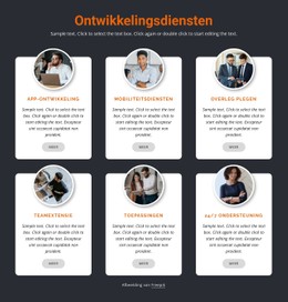Mobiele Ontwikkeling Responsieve HTML-CSS-Sjabloon