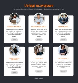 Programowanie Mobilne Szablon HTML CSS Responsywny