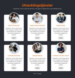 Mobil Utveckling - Målsidesmall