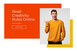 Creativity Rules Online - Customizable Template