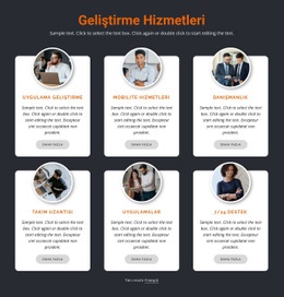 Mobil Geliştirme Şablonlar Html5 Duyarlı Ücretsiz