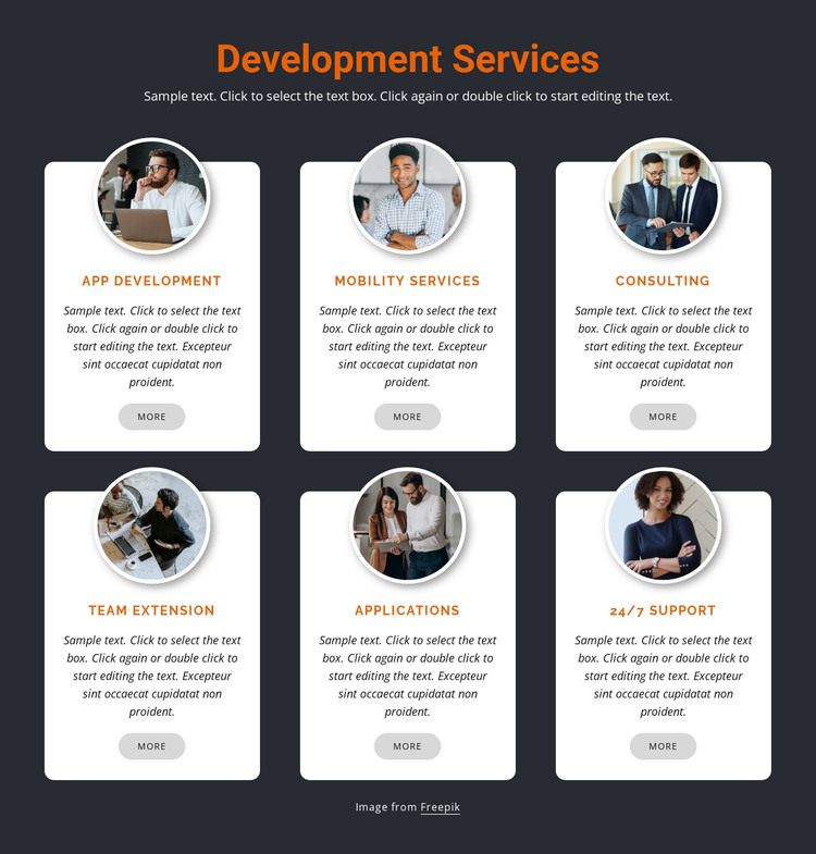 Mobile development Web Design