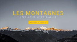 Randonnée En Europe – Maquette De Site Web Prête À L'Emploi