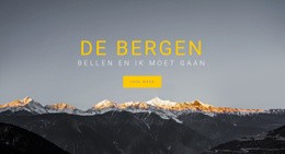 Wandelen In Europa - Responsief Websiteontwerp