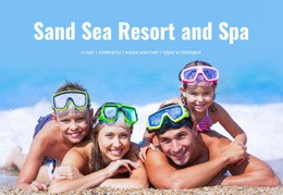 Бесплатная Тема WordPress Для Красивый Частный Пляж