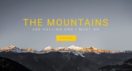 Hiking In Europe - Web Page Design For Inspiration