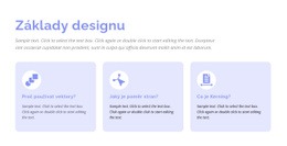 Základy Designu – Kód Šablony HTML