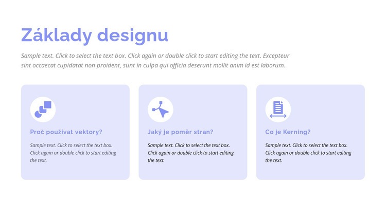 Základy designu Šablona HTML