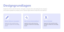 Designgrundlagen - Persönliche Website-Vorlage