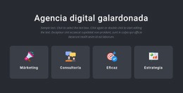 Servicios De Agencia Galardonados - HTML Page Creator
