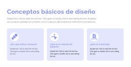 Conceptos Básicos De Diseño - Plantilla De Sitio Web Personal