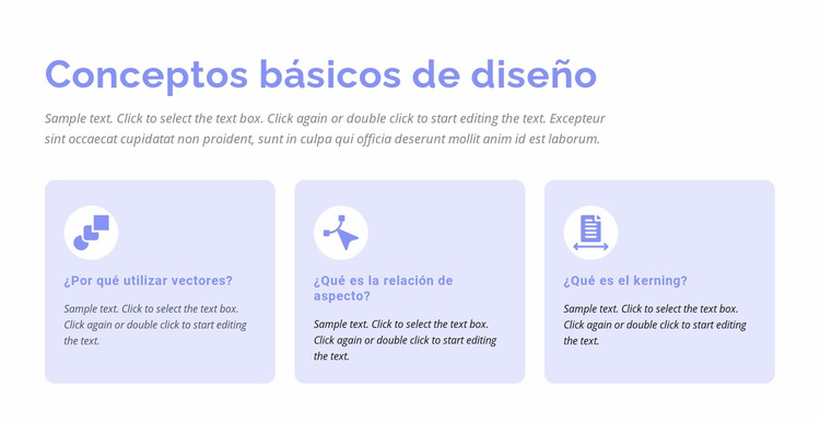 Conceptos básicos de diseño Plantilla Joomla