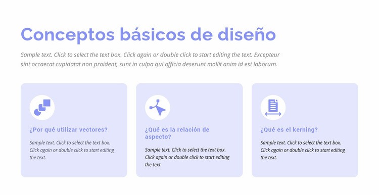 Conceptos básicos de diseño Plantilla