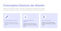 Conceptos Básicos De Diseño - Plantilla De Una Página