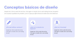 Inspiración Del Sitio Web Para Conceptos Básicos De Diseño